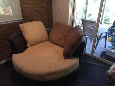 Large Barrel couch (1.4 mtr diam) Genda Brand