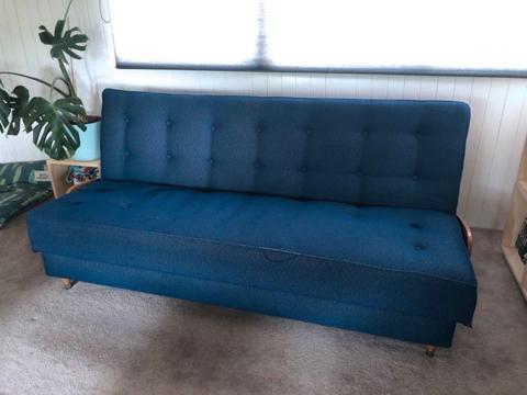Retro vintage mid-century sofa bed