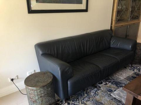 Genuine Leather couch fair condition