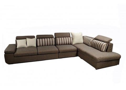 Brand new Fabric 3 seater plus chaise lounge suite
