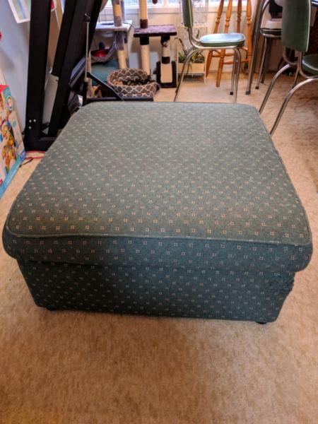 Green otterman / foot rest / dog couch bed