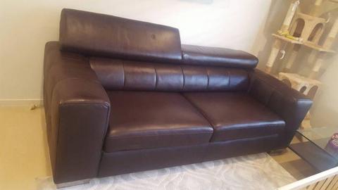2 and a half seater couch & ottoman