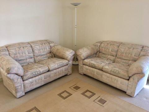 Eaststyle AUSTRALIAN Built 2 x 2.5 seater couches