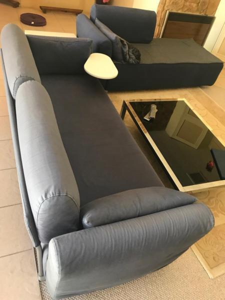 Navy couch/couch beds( 2piece set)