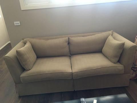 Taupe seater sofa Freedom sofa in excellent condition
