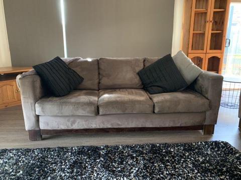Couches FREEDOM (Negotiable on price)1x3 Seater 1x2 Seater 1 x Ottoman