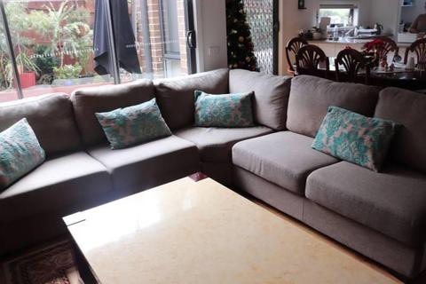 Grey Fabric Couch (L or U shape)
