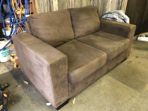 2 seater couch, fold out sofa bed