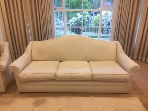Free 2 x 3 seater couch and 1 armchair
