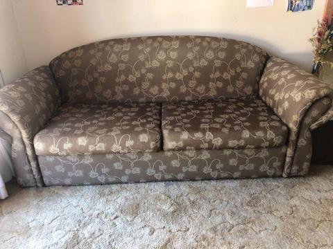 Pull out couch , double sized mattress
