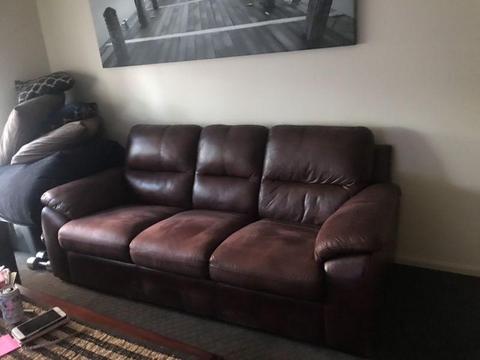 3 Seater Cheap Brown Couch