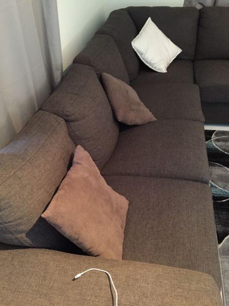 L-shaped sofa