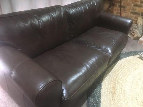 Berkowitz 2 2.5 full leather lounge