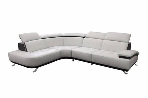 【New In Stock】Victoria Top Grain Real Leather Corner Sofa