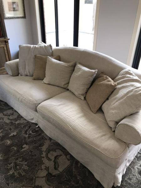 Elegant Hamptons style sofa