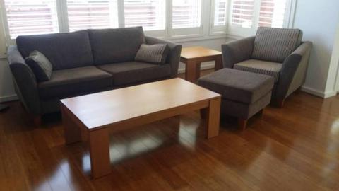 Lounge suite - sofa, armchair, ottoman