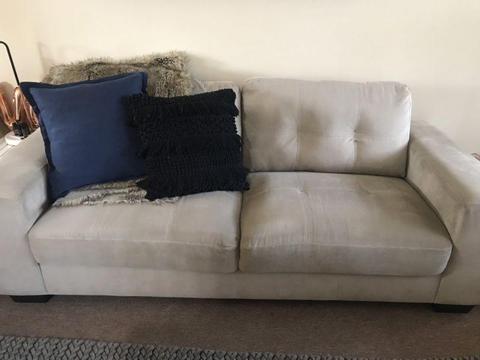 3 seater beige sofa lounge couch