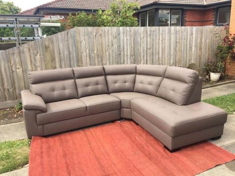 6 seater Modular sofa lounge - Leather sofa clearrance centre