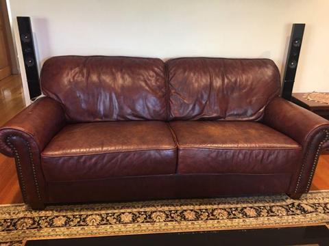Wanted: Plush leather sofa - 2 seats and 1 seat