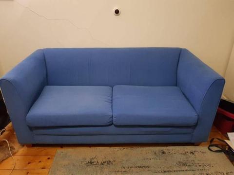 Blue couch 2.5 seater $20