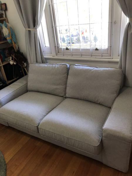 2 seater grey sofa - IKEA Kivik