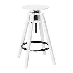 White IKEA DALFRED Bar stools x 4