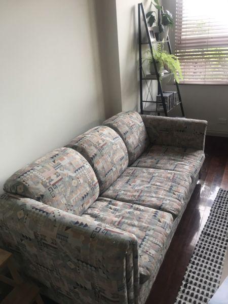3 seater fold out couch FREE