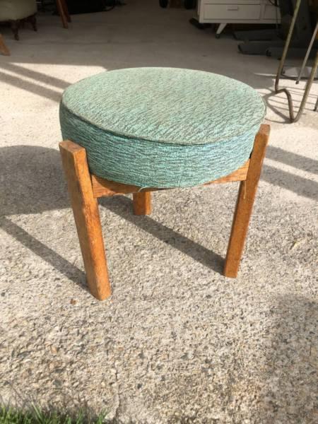 Small Vintage stool 1 only as pictured H 43cm D 40cm $20