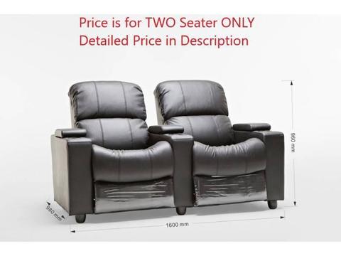 Sophie Real Leather Home Theatre Recliner 2/3/4 Seater