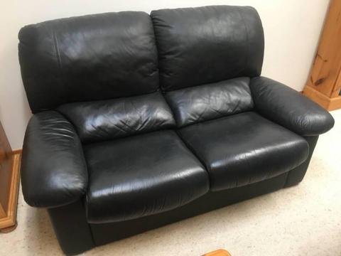 3 x 2 Seater Matching Leather Lounges