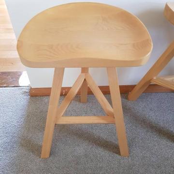 Wooden stools X 2