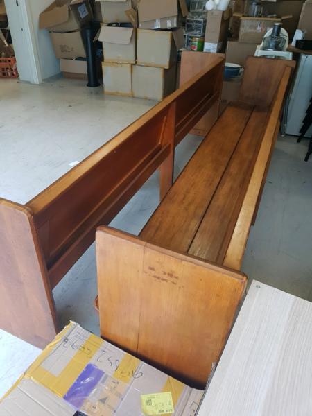 Church pews for sale. Unique seating for you house / cafe