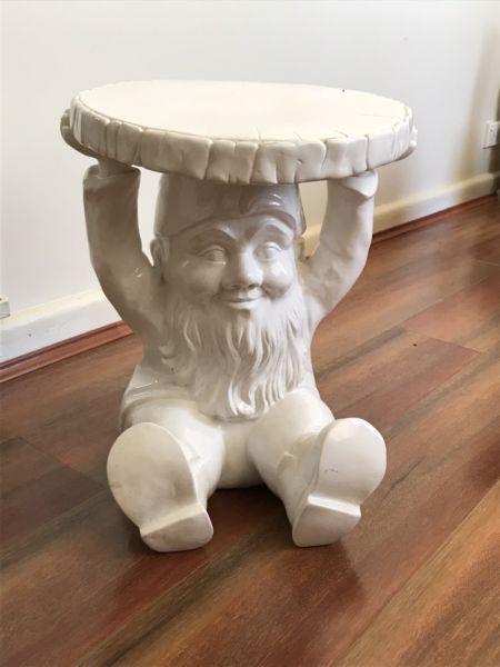 Genuine Kartell Gnomes Stool in White by Phillip Stack