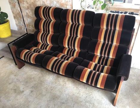 Vintage Retro Style 3 Seater Lounge