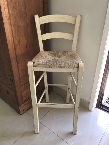 French provincial timber stools