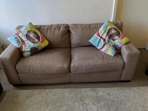 Three Ridge fabric upholstery couches/sofas