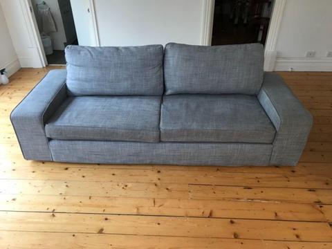 Freedom grey 3 seater sofa in great condition