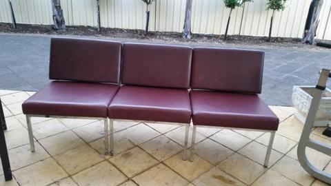 Burgundy chairs / lounge