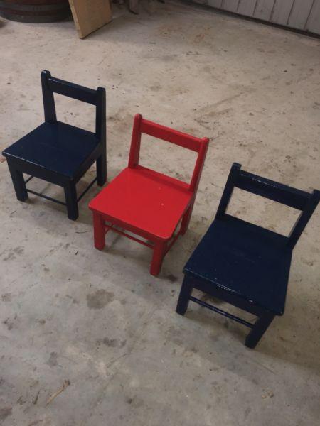 Three Children's Chairs