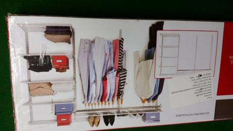 Wardrobe shelving system