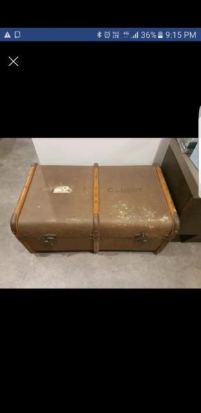vintage trunk, chest, suitcase,box