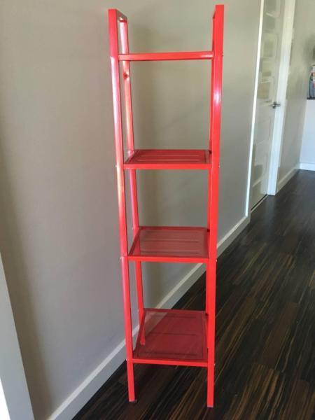 Red Bookcase/Shelves