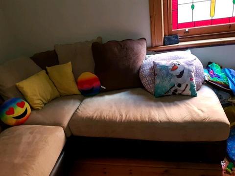 Corner modular couch / sofa little use near new