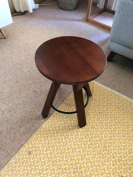 2 x Wooden Stools / side tables
