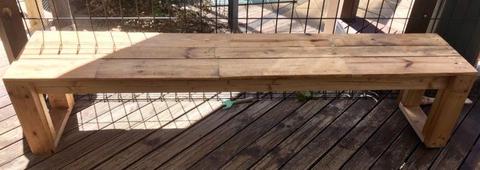 Timber bench