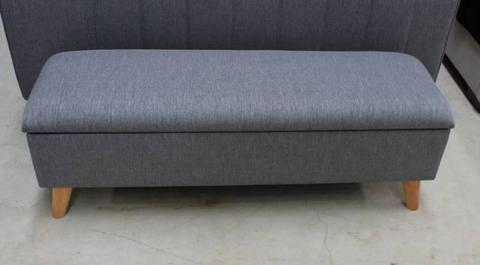 Fairmont Range Upholstered Storage Box/Ottoman (Brand New) #5975