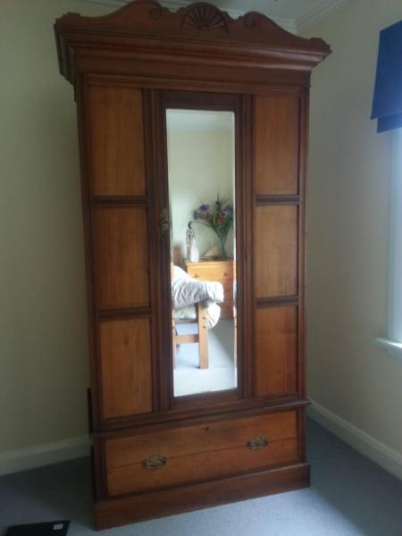 Blackwood wardrobe with mirror