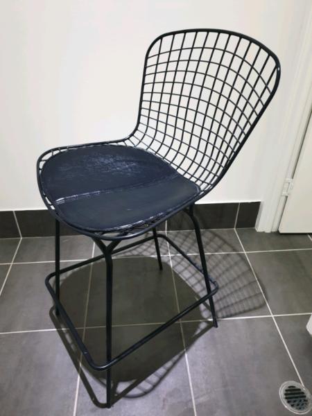 3× Black Bar Stools Cost over $300ea Perfect as new condition