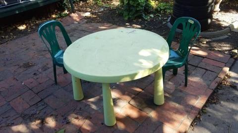 Dec 109?# Children's table n chair set