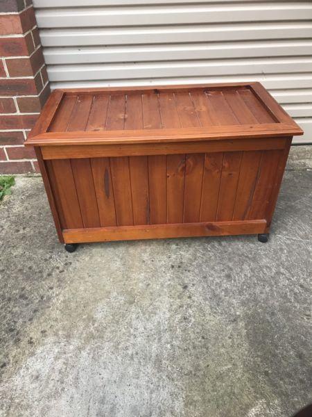 Solid toy/blanket box in very condition $150 H53cm W89cm D50cm